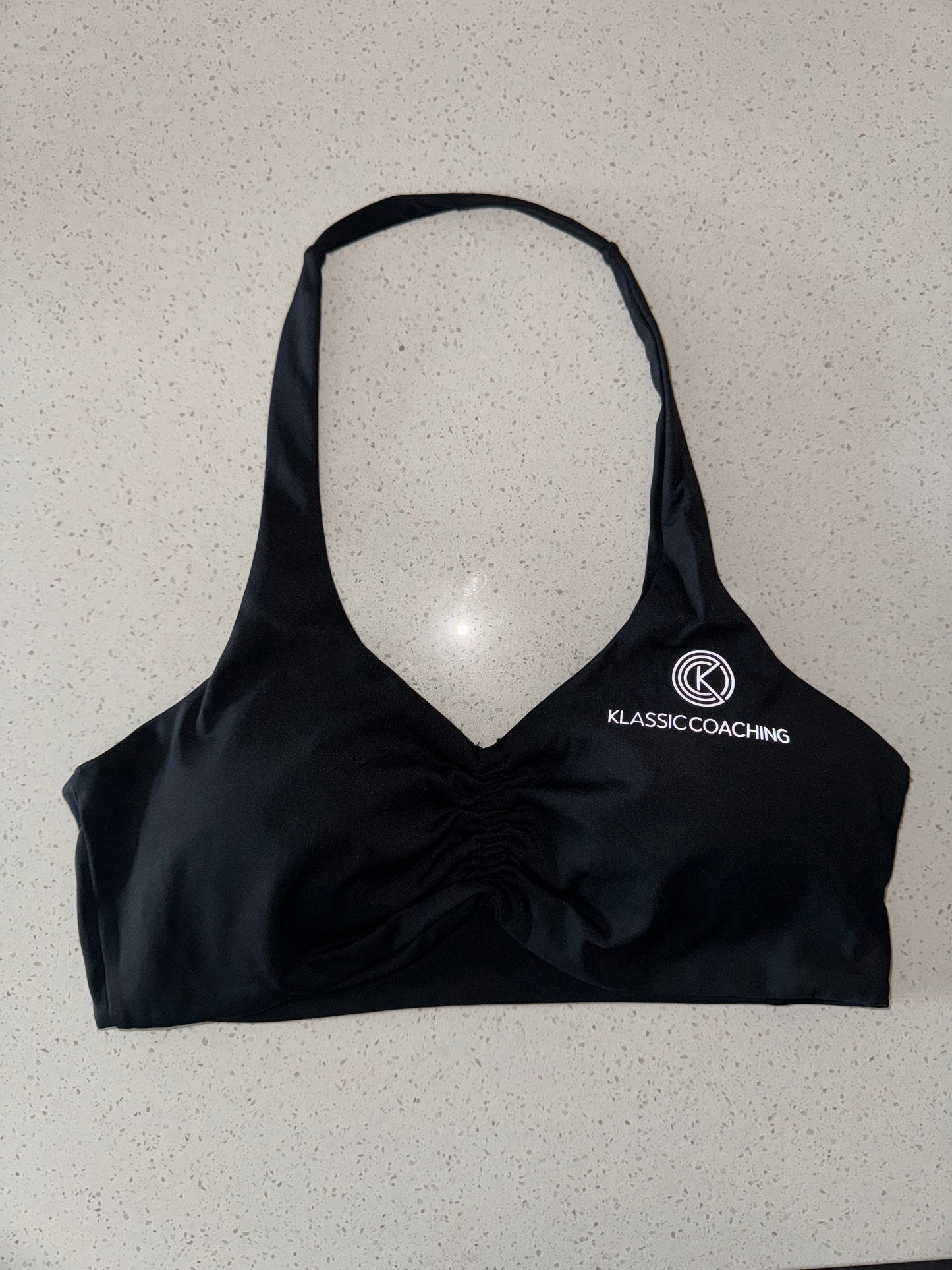 Black Klassic Coaching Sports Bra